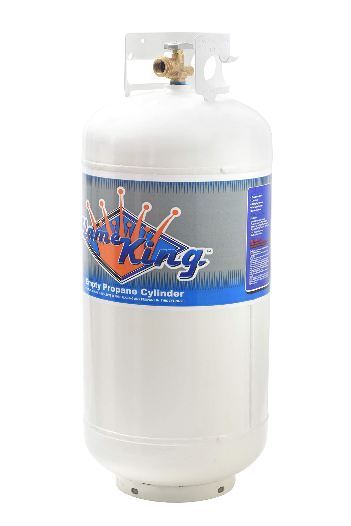 Flame King 40lb Propane Tank Cylinder with Base Stabilizer