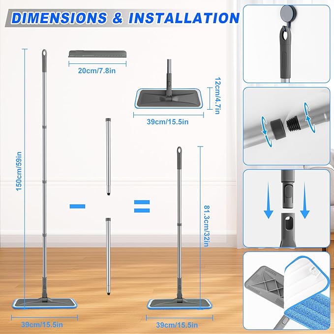 Microfiber Mops for Hardwood Floor Cleaning