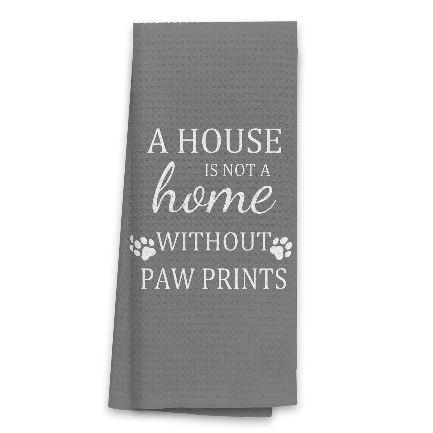 TNUW Dog Kitchen Towels, 16"24", Soft & Absorbent Kitchen Tea Towels, Dog Lovers Gifts (Grey 1)