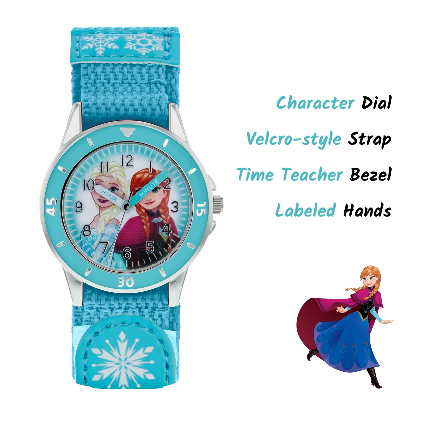 Frozen Turquoise Rip Strap Time Teacher Watch