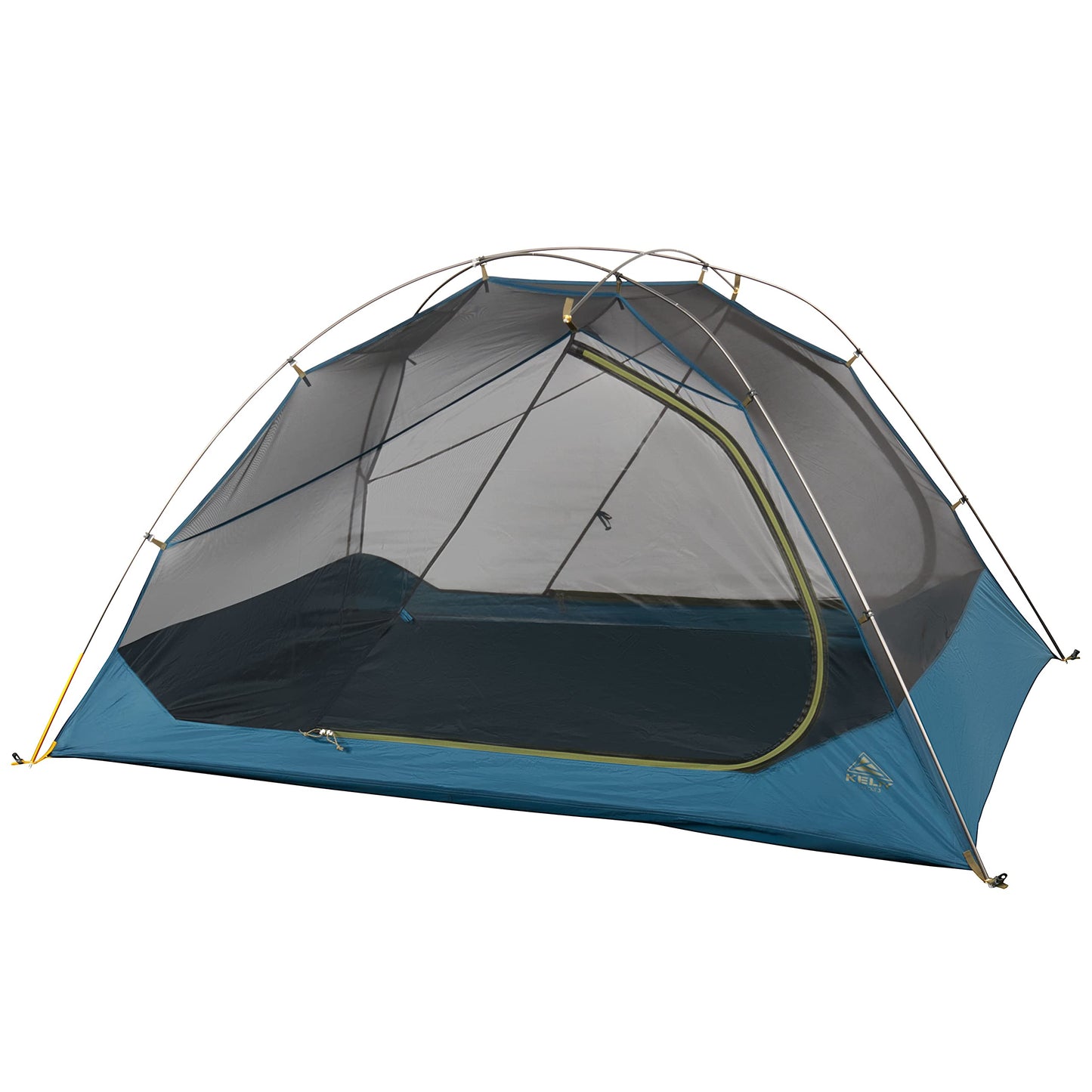 Kelty Far Out Backpacking Tent + Tent Footprint Package, 2 or 3 Person Capacity, Backpacking Starter Kit and Camping Shelter, Stuff Sack Included (3 Person)