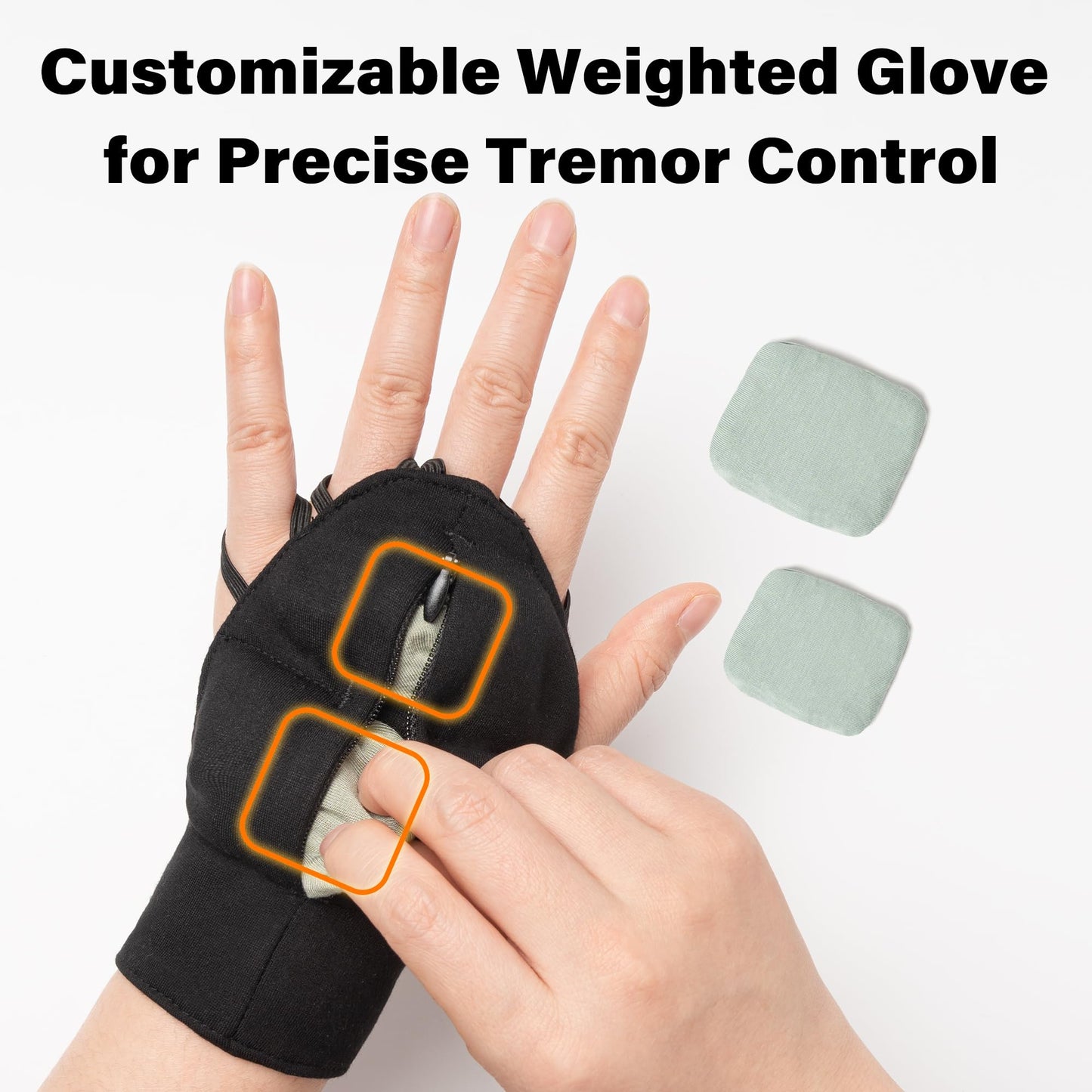 Noah Baby Weighted Gloves for Tremors, Wrist Weights for Hand Tremors and Parkinsons Patients, Steady Hand Adjustable Weighted Gloves