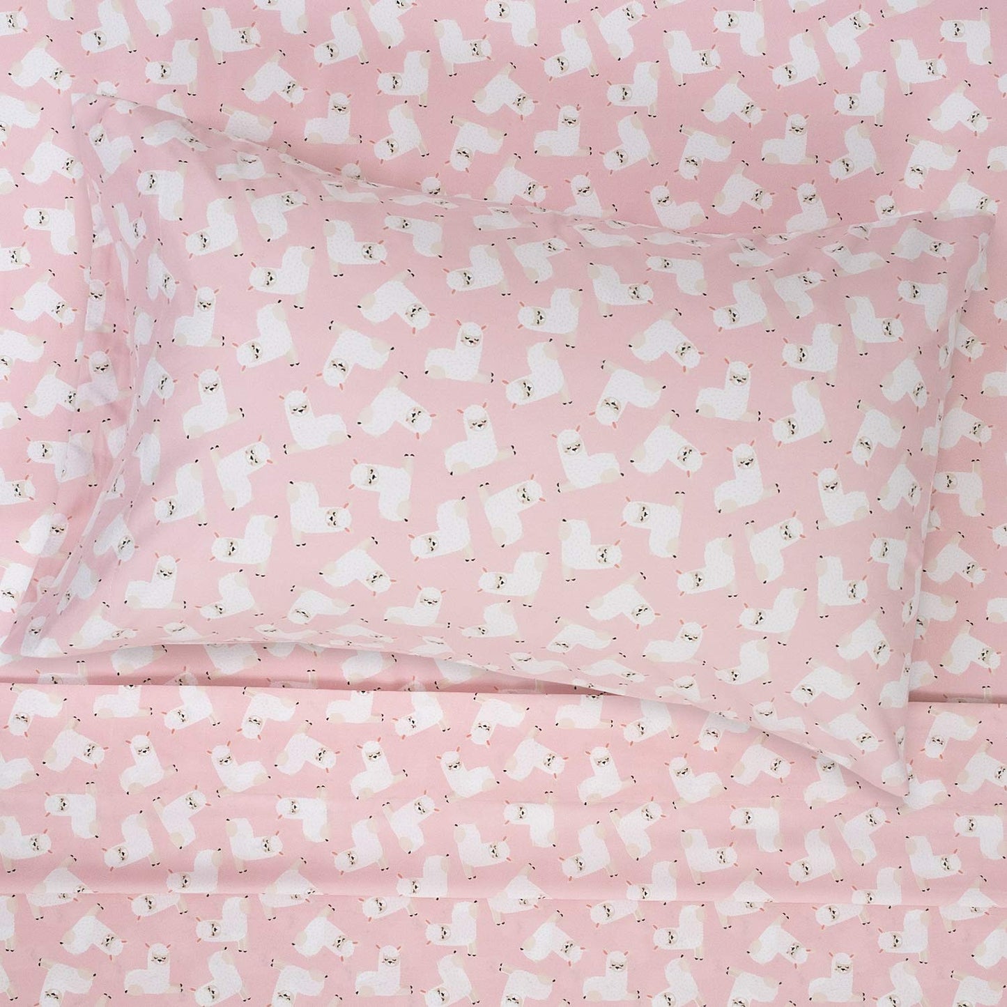 1500 Supreme Kids Bed Sheet Collection - Fun Colorful and Comfortable Boys and Girls Toddler Sheet Sets - Deep Pocket Wrinkle Free Soft and Cozy Bedding - Twin, Llamas