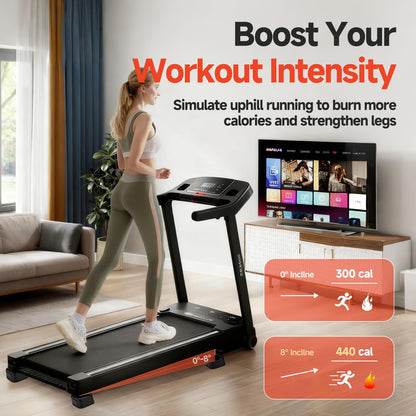 Piszvbej 8-Pack Treadmill Incline Riser Blocks, Stackable Treadmill Riser Incline Blocks, Adjustable Height Block for Leveling and Uphill Workout, Non-Slip Durable Support Blocks, for Home and Gym