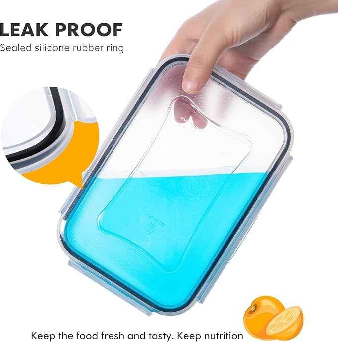 52 PCS Food Storage Containers Set