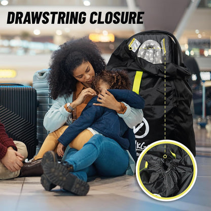 V VOLKGO Car Seat Bags for Air Travel for Airplane, Easy Carry Durable Seat Gate Check Bag, Carseat Cover, Carseat Case, Car Seat Cover for Airplane Travel, Stars, Standard