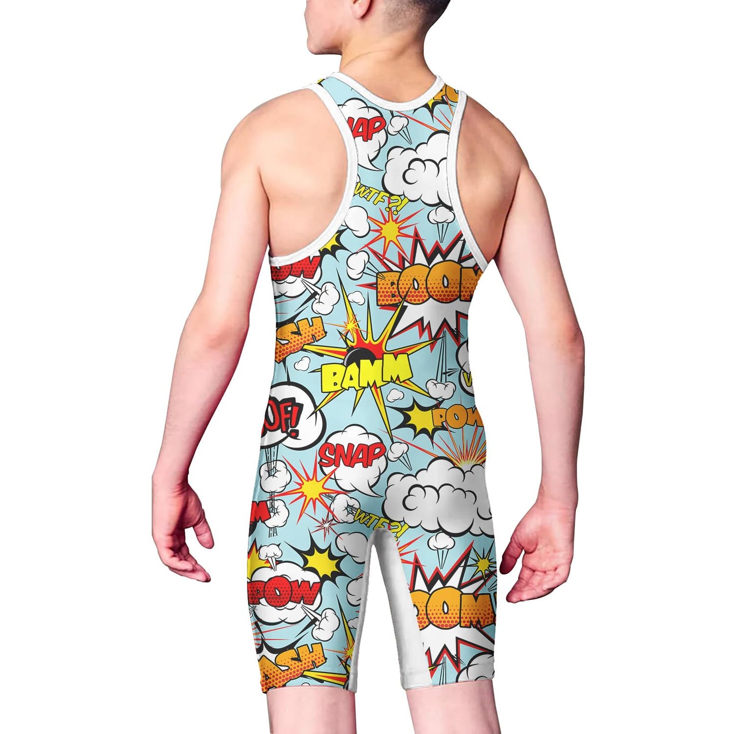 DEHAHA Youth Custom Wrestling Singlet Gear Sublimated Bodywear Vest Tank Top for Training