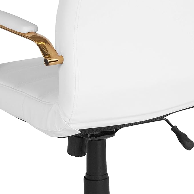 Flash Furniture Whitney Mid-Back Swivel LeatherSoft Desk Chair