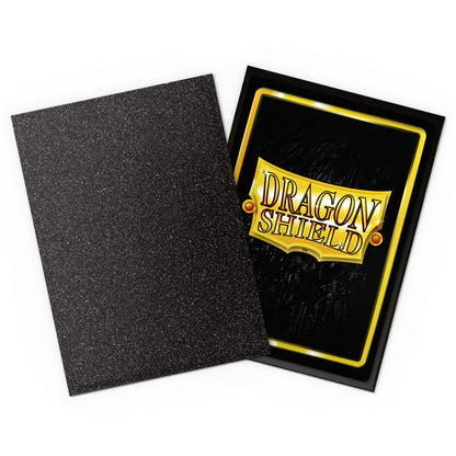 Arcane Tinmen ART11024 Sleeves: Dragon Shield Matte Jet (100) Standard Size 100pk-Jet, Black