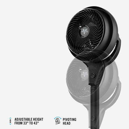 Vornado 602 Whole Room Air Circulator Pedestal Fan Bundle EXO51 Heavy Duty Air Circulator Shop Fan
