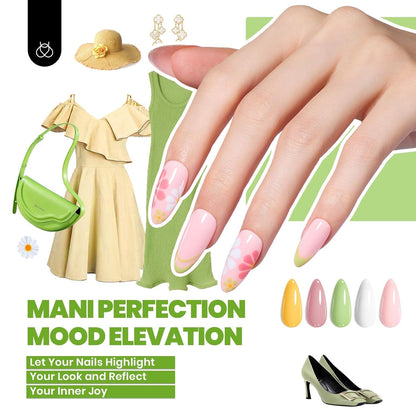 Beetles Gel Nail Polish Kit with U V Light - 80Pcs Fall Nail Fest Color Enchantment 55 Colors Gel Polish Starter Kit with Base Top Coat DIY Nails Stickers Manicure Tools Gift for Women Teens Girls