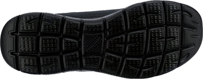 Skechers Men's Summits-LOUVIN Low Shoes, Black Mesh/Pu/Trim, 11 UK