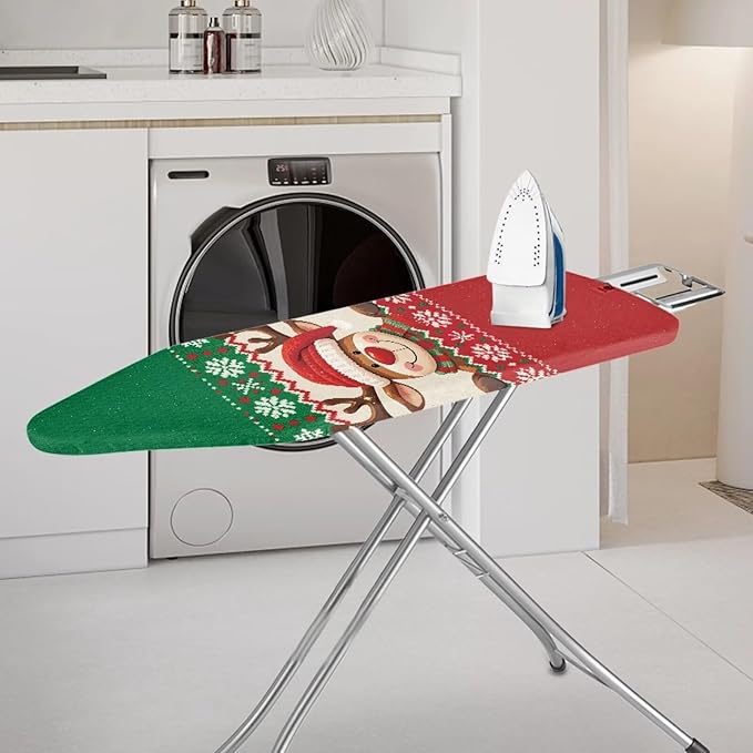 Deer Print Household Iron Board Covers Polyester Elastic Decorative Covers