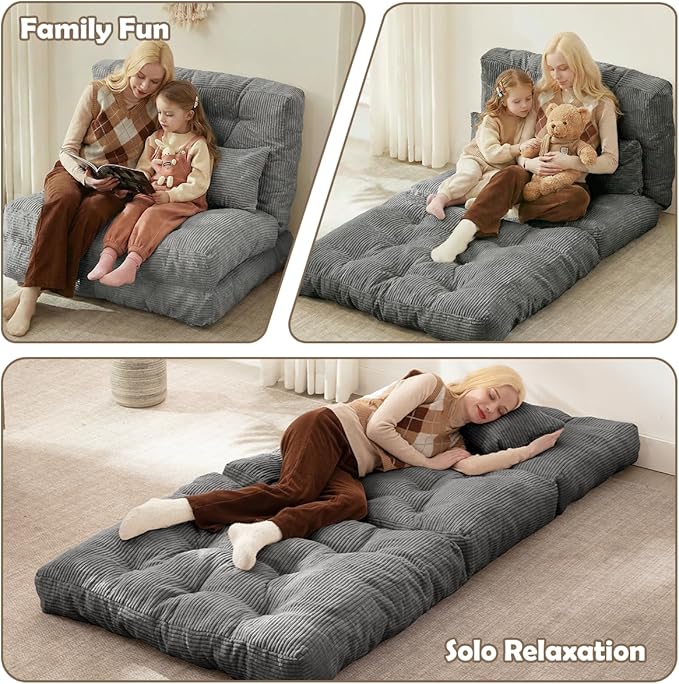 Folding Sofa Bed, Convertible Sleeper Chair