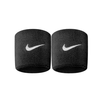 Nike Swoosh Wristbands 2pk Black | White