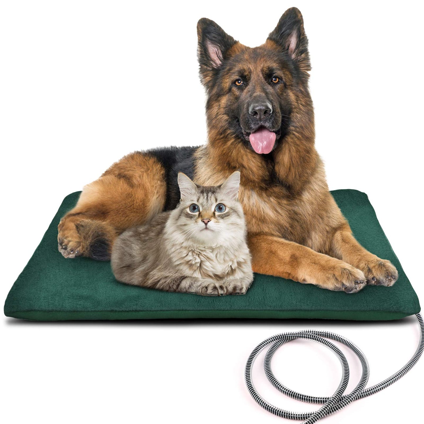 PETNF Outdoor Pet Heating Pads for Dog,Soft Electric Blanket Auto Temperature Control,Heated Mat for Dog House,Whelping Supply for Pregnant New Born Stray Feral Cat Puppy,Safe