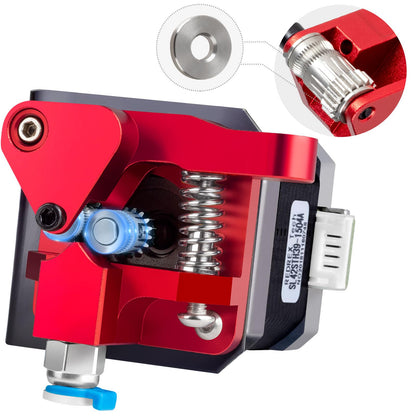 Redrex Dual Gear Ender 3 Extruder with Nema 17 Stepper Motor compatible with Creality Ender 3 V2,Ender 3 Pro,Ender 3 Neo,Ender 3 V2 Neo,Ender 3 Max Neo,Ender 5,Ender 7,CR6 SE,CR10 3D Printers