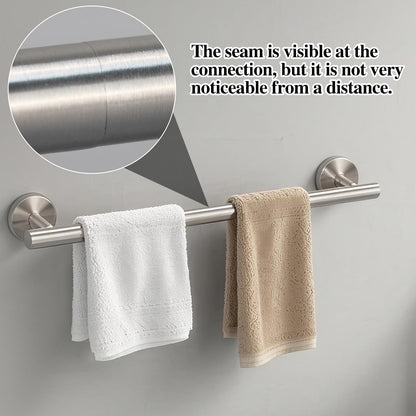 24 Inch Towel Bar for Bathroom Wall, Stainless Steel Towel Rack Wall Mounted