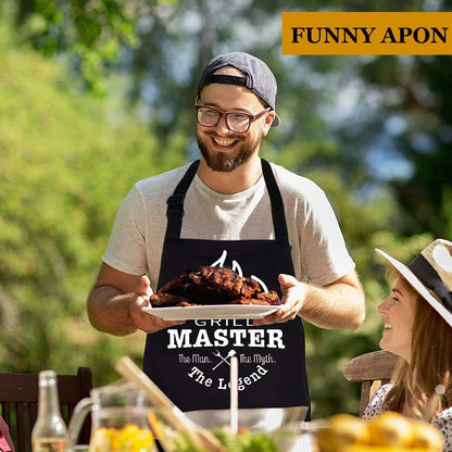 MUJUZE Grilling Accessories,Grill Utensils Set for Outdoor,Barbecue Tool Sets for Men,BBQ Accessories with Apron for Dad,Grill Tool Set,Grill Kit for Camping,Backyard