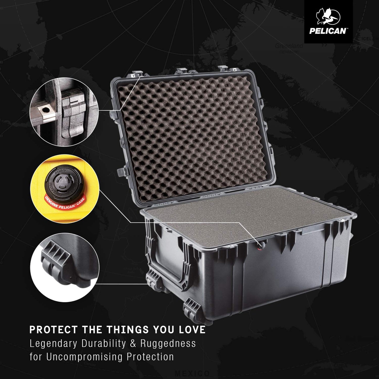 Pelican 1630 Camera Case with Foam (Black), 1630-000-110