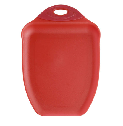 Dexas Chop & Scoop Cutting Board, 9.5 by 13 inches, Solid Red (322-J1795)