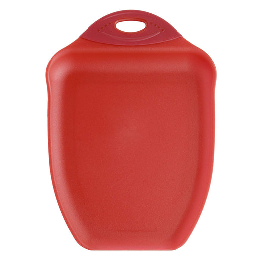 Dexas Chop & Scoop Cutting Board, 9.5 by 13 inches, Solid Red (322-J1795)