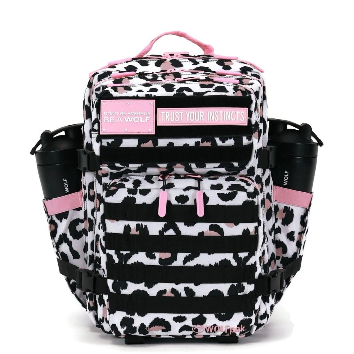 WOLFpak 35L Backpack (Leopard Pink Zip)