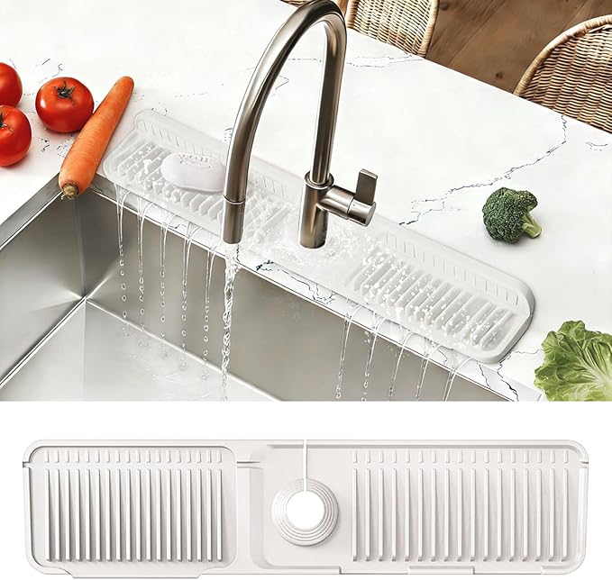 24 Inch Upgraded Draining Mat Folding faucet Mat