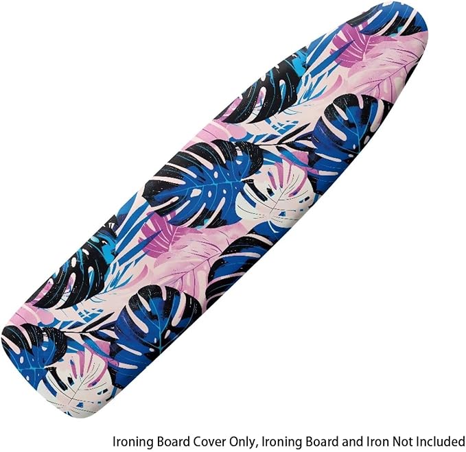 Tropical Palm Tree Leaves Ironing Board and Pad Standard Size Ironing Board