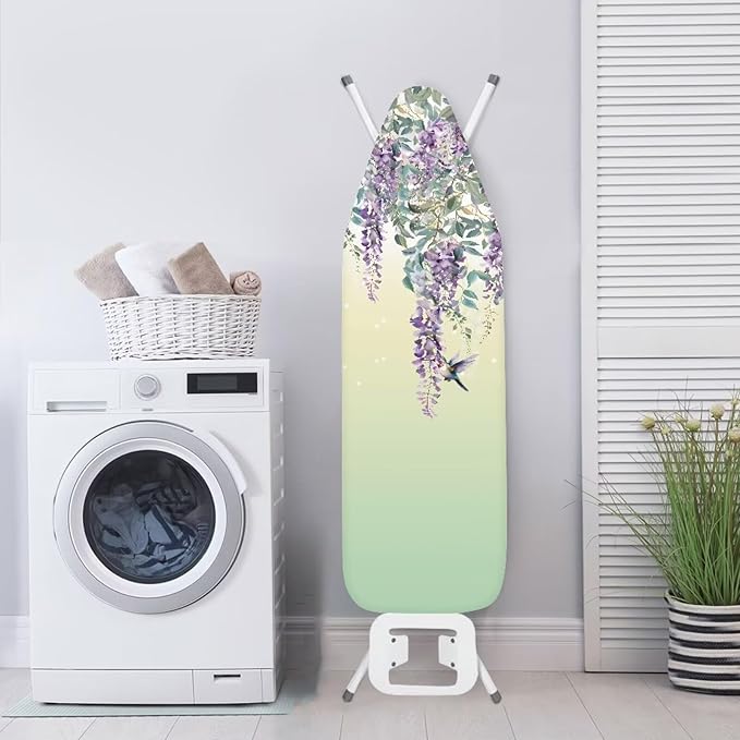 Hummingbird Lavender Ironing Board Cover Heat Reflective Anti-dust, Soft Fabric
