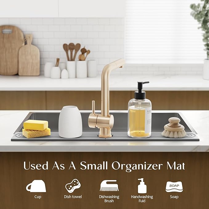 30 inch Kitchen Faucet Absorbent Mat