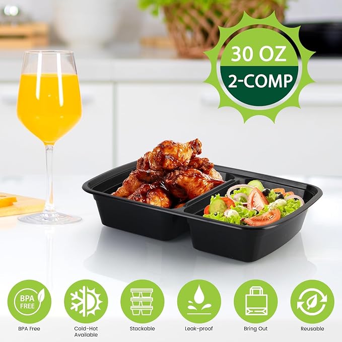 Meal Prep Containers 50 Pack