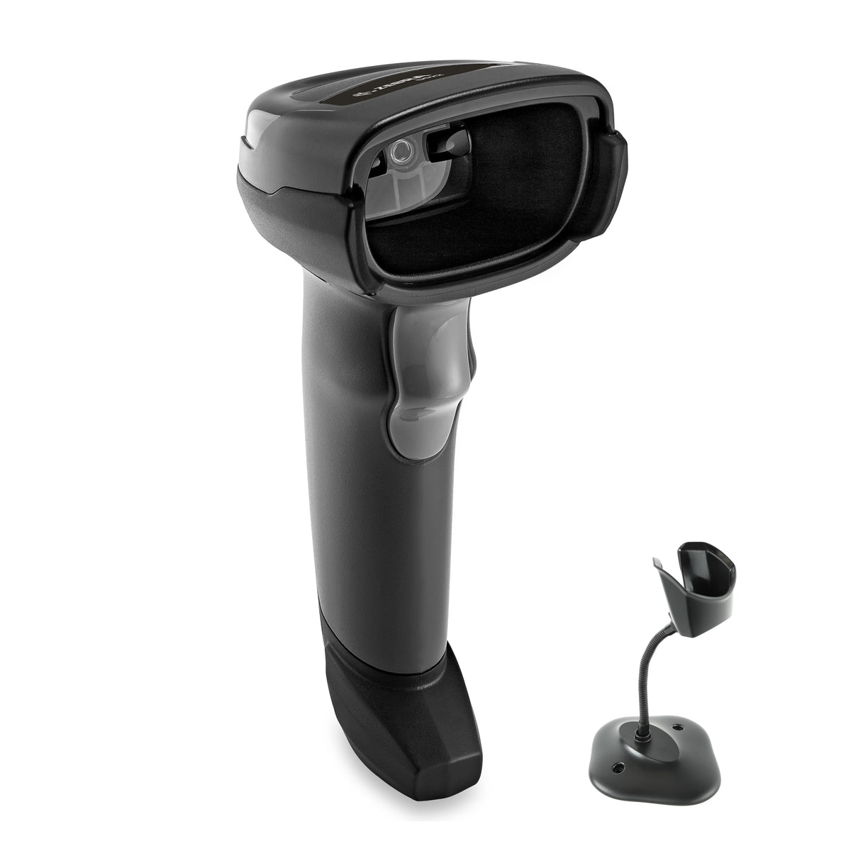 Zebra DS2208 Handheld Barcode Scanner w/Stand | 1D 2D QR Code Scanner |Easy Setup | Corded with Shielded USB Cable