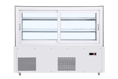 KoolMore 60 in. Refrigerated Bakery Display Case, 17.6 cu. ft. in White (KM-CDHF-17C-WH)