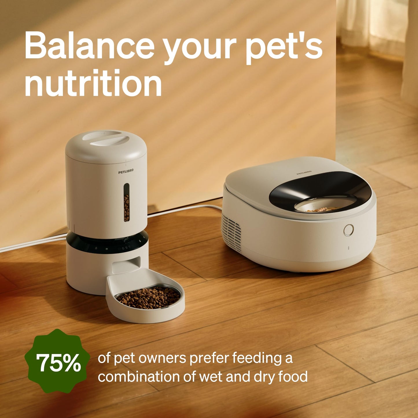 PETLIBRO Automatic Cat Feeder Wet Food Refrigerated New Upgraded APP Control,3 Days Freshness 3 Meals,Semiconductor Cooling&Quick Chills Wet Food Dispenser,Polar WiFi Timed Auto Pet Feeder for Cat Dog