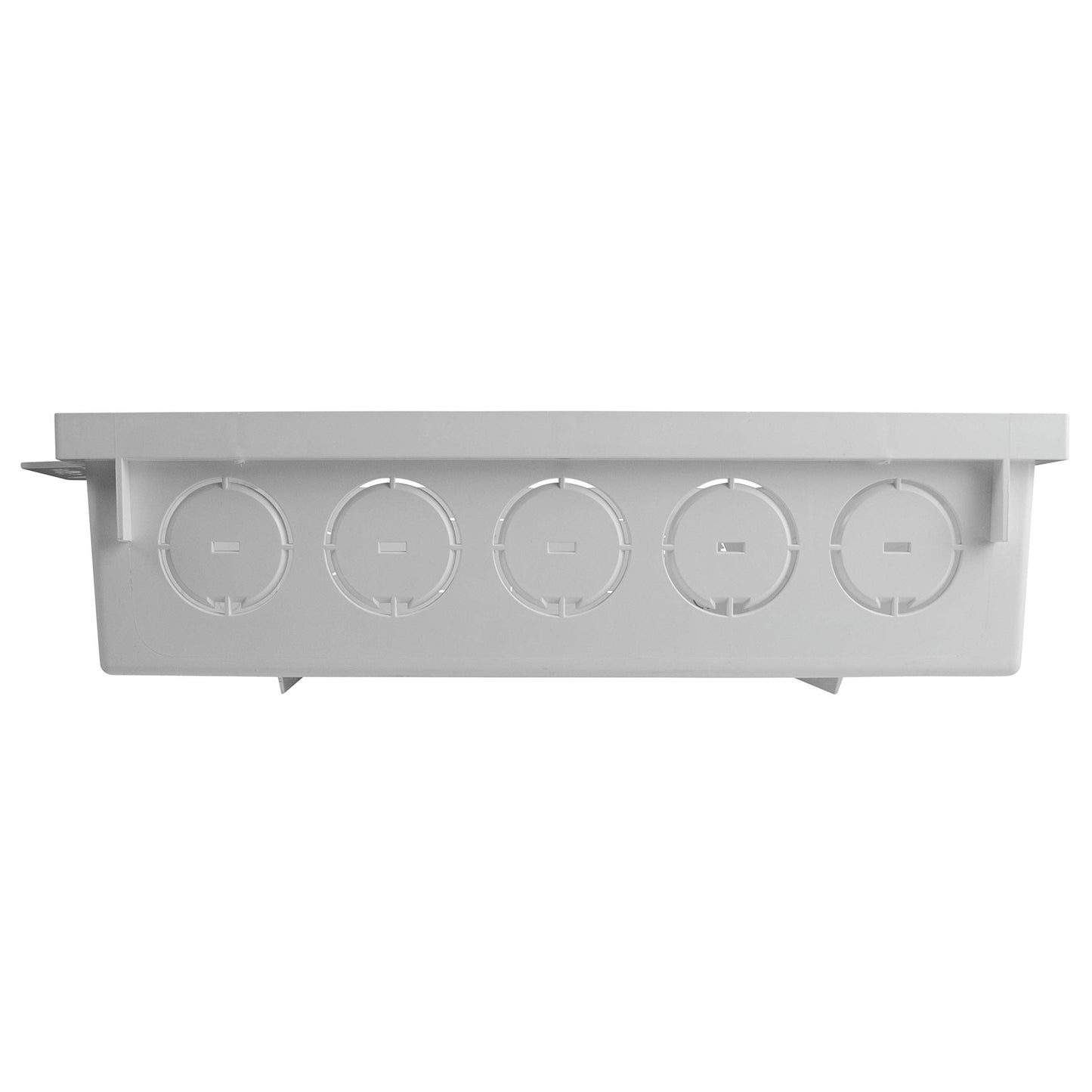 Legrand - OnQ 42 Inch Media Enclosure, Wifi Electrical Box, Cable Management Box for Distribution of Networking Service, Recessed Media Box Lets Signal Through, White, ENP4250-NA