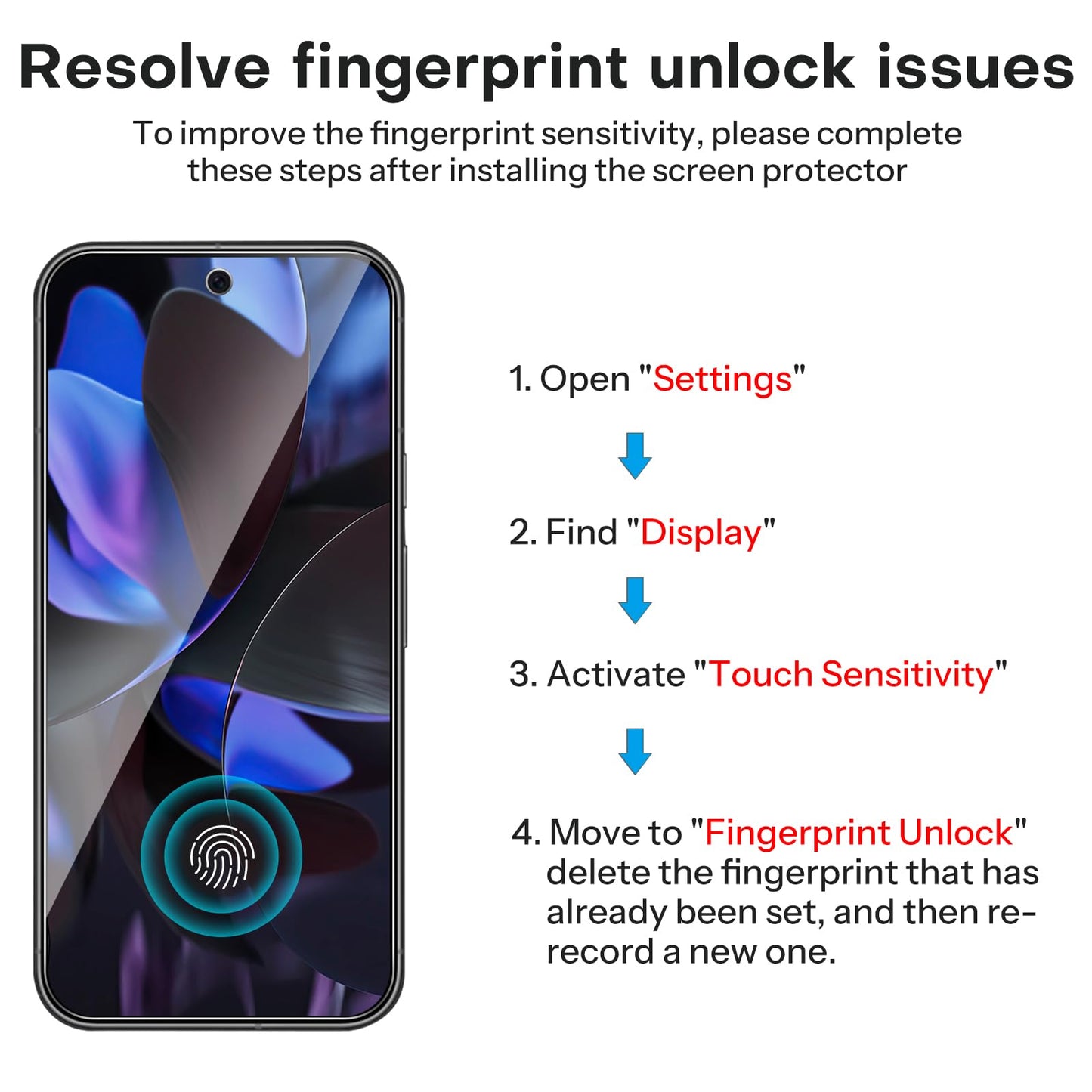 OMOTON 3+2 Pack for Google Pixel 9 Pro XL Screen Protector 6.8 Inch, 3 Tempered Glass Film & 2 Camera Lens Protector, Bubble-free, HD Clear, Not for 9 Pro/ 9
