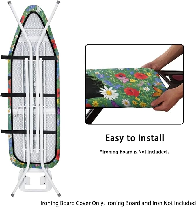 Cat Daisy Ironing Board Cover and Pad Cover