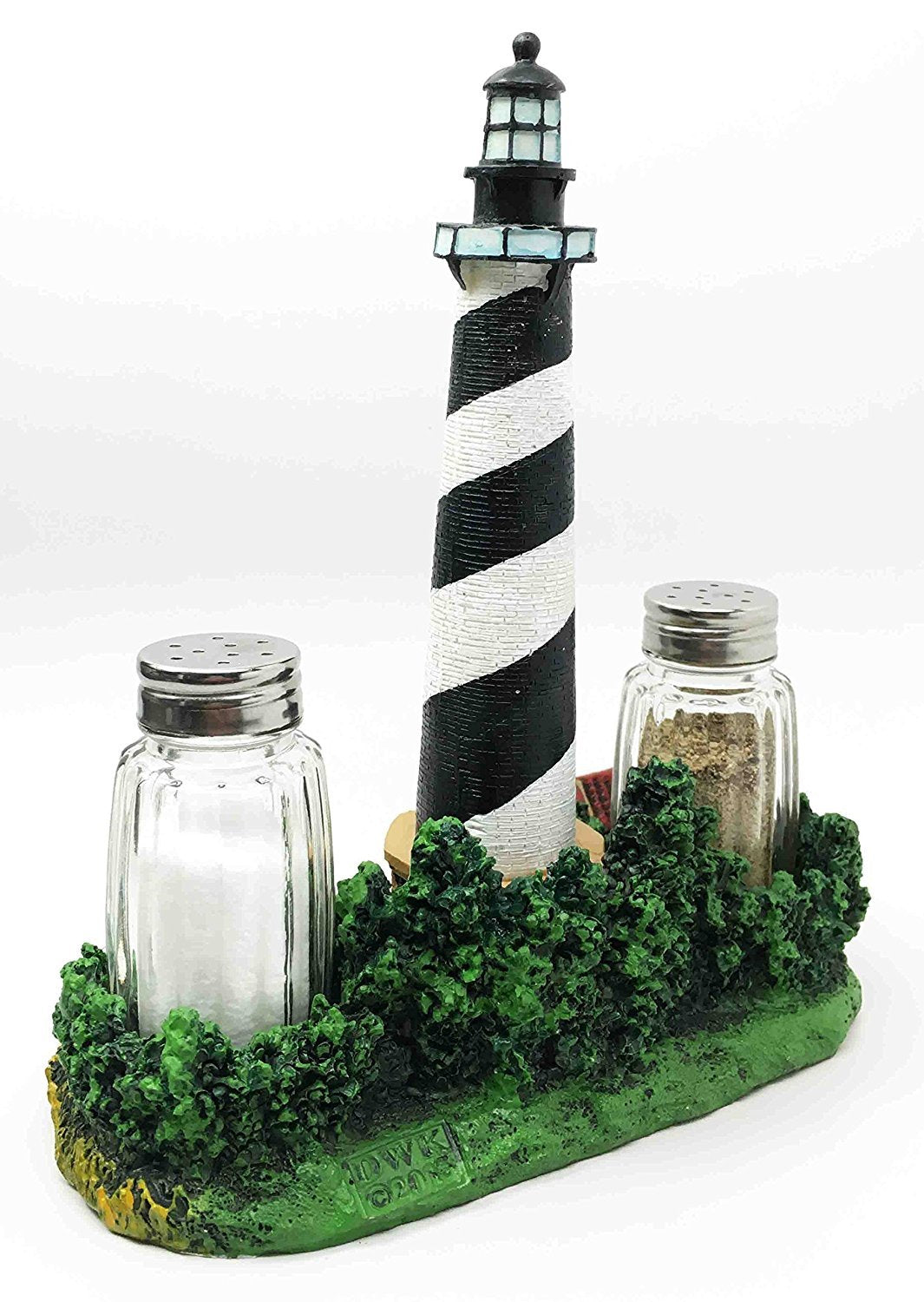 Nautical Coastal Beacon Lighthouse of Cape Hatteras Salt Pepper Shaker Holder Figurine For Navigators Sea Lovers Dining Table Centerpiece