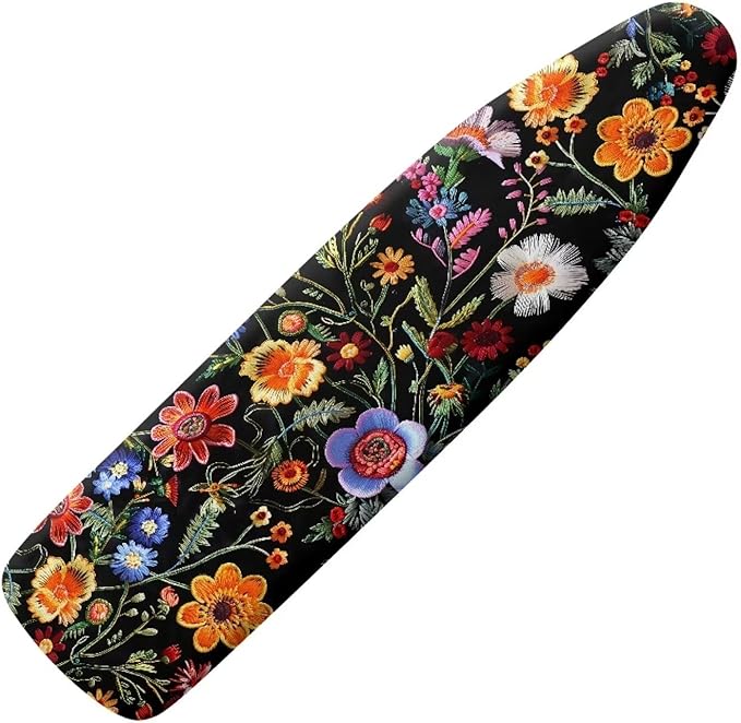 Colorful Flower Ironing Board Cover, Standard Size 15x54 Inch