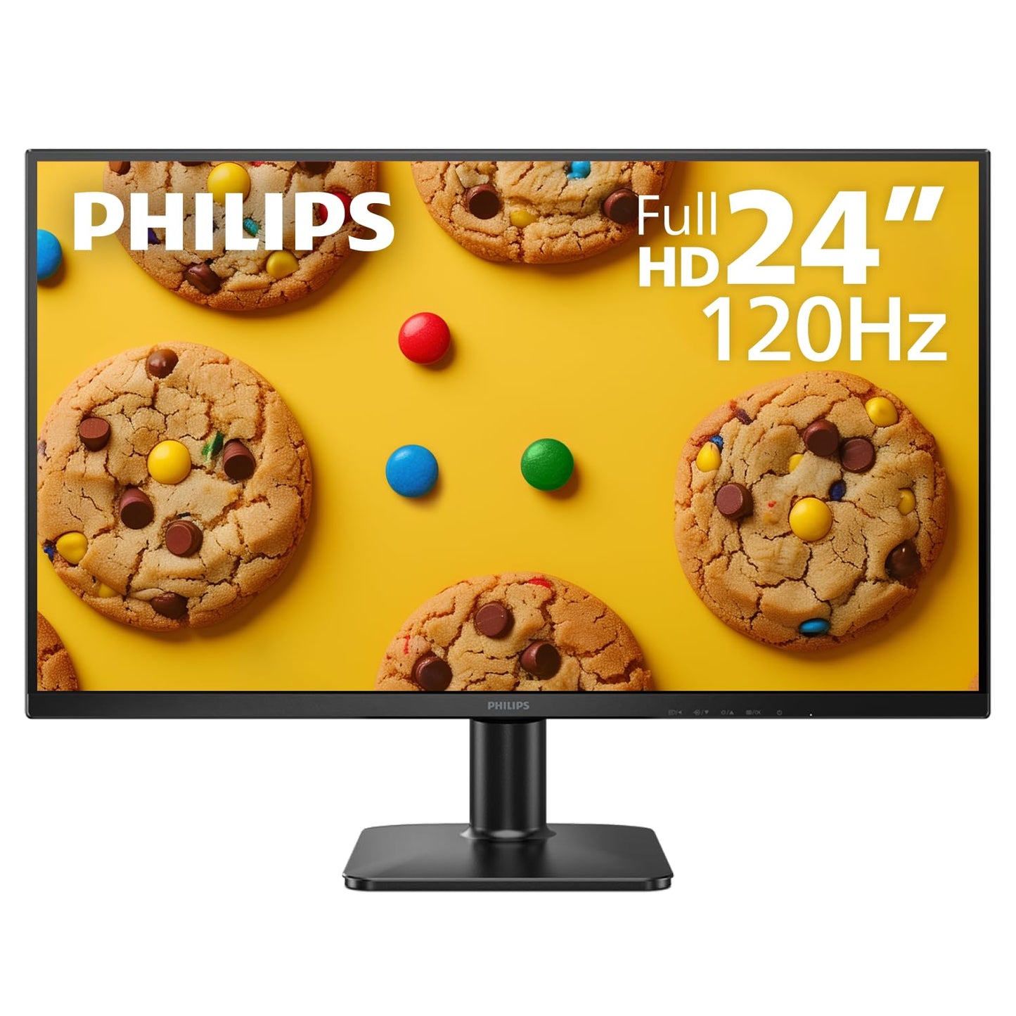 Philips 221V8LB 22 inch Class Thin Full HD (1920 x 1080) Monitor, 100Hz Refresh Rate, VESA, HDMI x1, VGA x1, LowBlue Mode, Adaptive Sync, 4 Year Advance Replacement Warranty