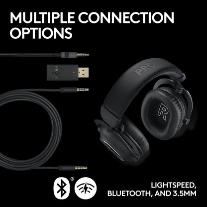 Logitech G PRO X SUPERLIGHT 2 Wireless Gaming Mouse, 60g Pro-Grade with 5 Programmable Buttons, 44k DPI Sensor, 8kHz Report Rate, USB-C Charging for PC/Mac - Black