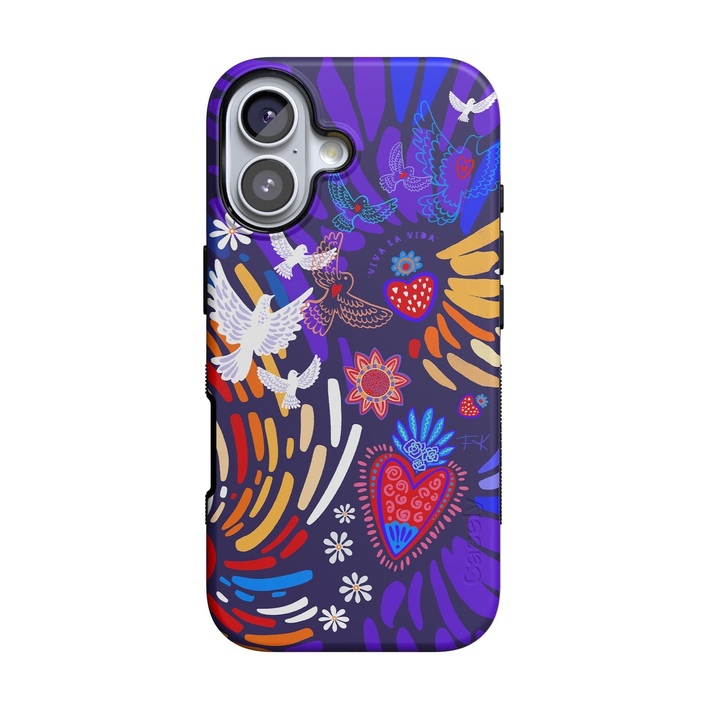 Casely iPhone 17 Case | Blue Stripes | Sunday Best | Compatible with MagSafe | Bold Protective Design