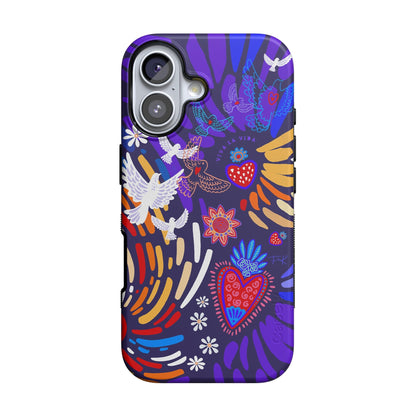 Casely iPhone 17 Case | Blue Stripes | Sunday Best | Compatible with MagSafe | Bold Protective Design