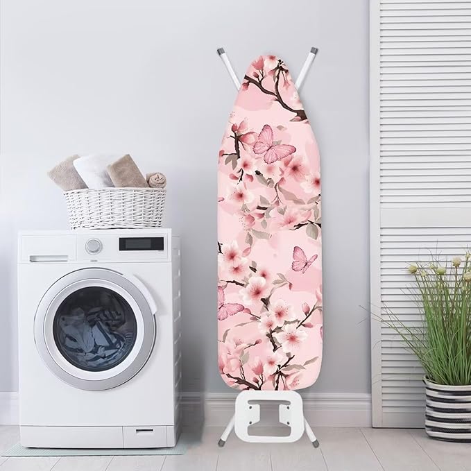 Cherry Blossom Ironing Board Cover and Pad 15 x 54 Heavy Duty Iron Board Covers