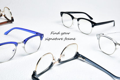 VISOONE Spring Hinge Blue Light Blocking Glasses Square with Anti Computer Glare for Gaming Women and Men MONTANA