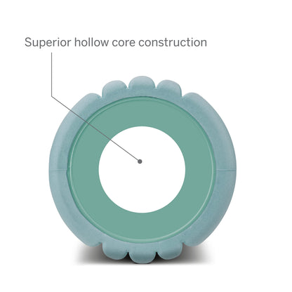 TRIGGERPOINT Performance Therapy Grid Patented Multi-Density Foam Massage Roller (80% Recycled) Exercise, Deep Tissue Muscle Recovery - Muscle Pain&Tightness, Improves Circulation (13"), Blue