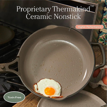 Our Place Mini Cookware Duo | 6-Piece Ceramic Cookware Set with Mini Always Pan & Mini Perfect Pot | Induction & Oven Safe up to 450°F | Nonstick, PFAS-Free Non-Toxic Cookware | Char