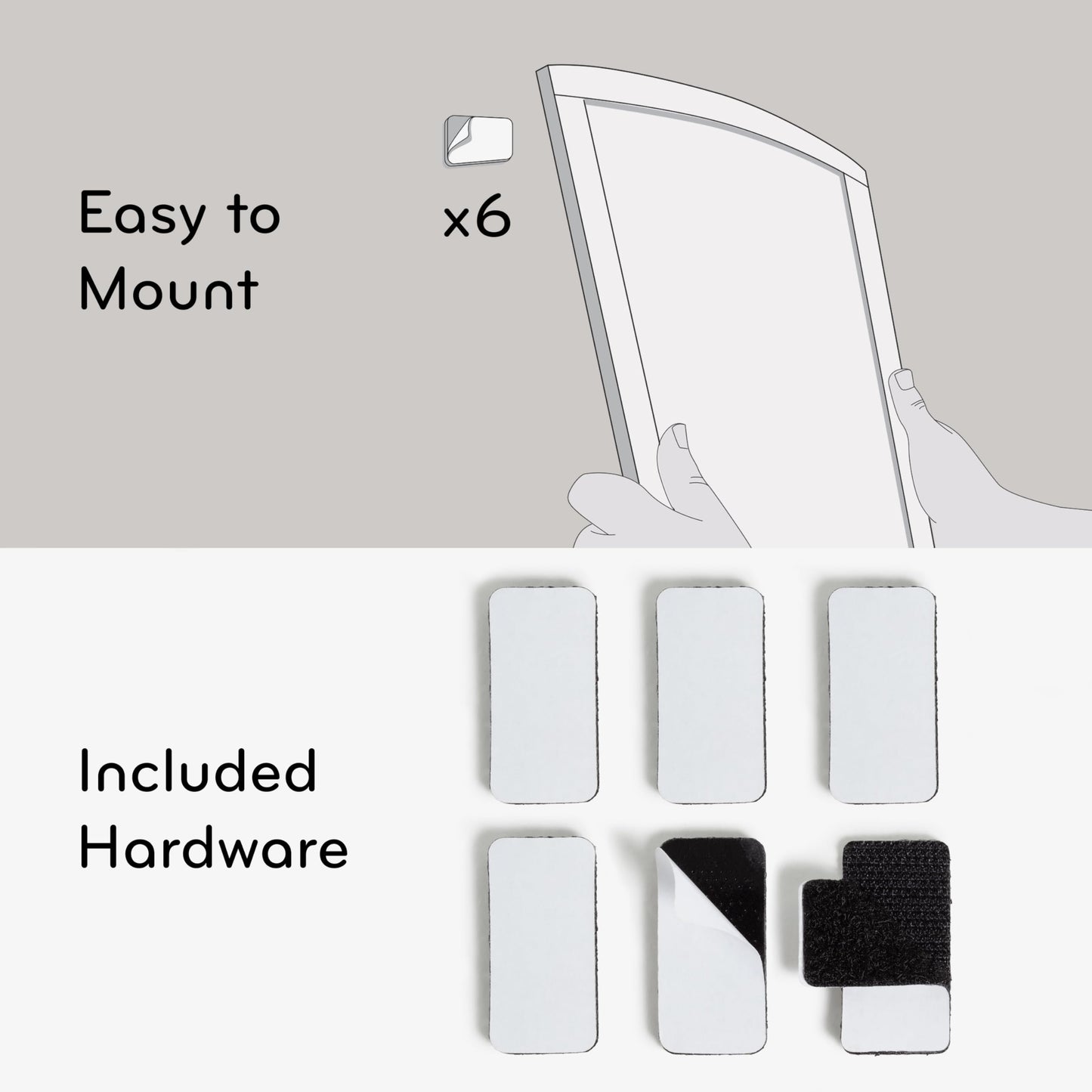 U Brands Magnetic Dry Erase 3-in-1 Calendar Board, 20"x16", Black and Gray Frame