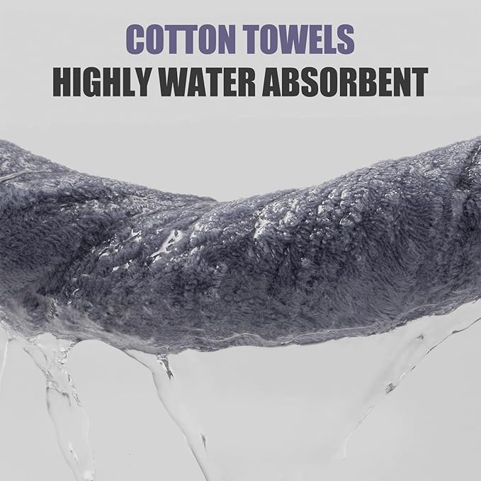 4 Pack Hand Towels, Microfiber Coral Velvet Highly Absorbent Towels